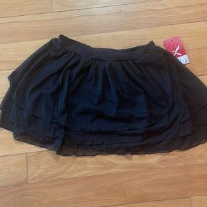 Black Capezio Multi-Layer Dance Skirt -Child L or  XL- NWT